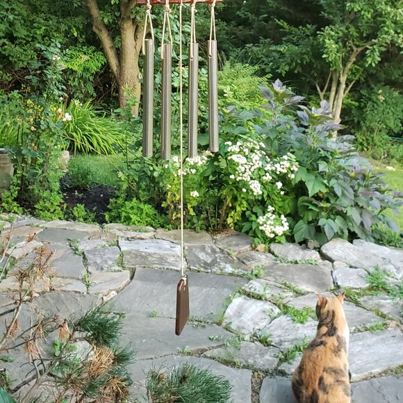 Glass Faith and Angel Wind Chime - Picture 5 of 5